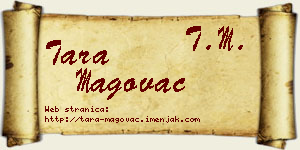 Tara Magovac vizit kartica